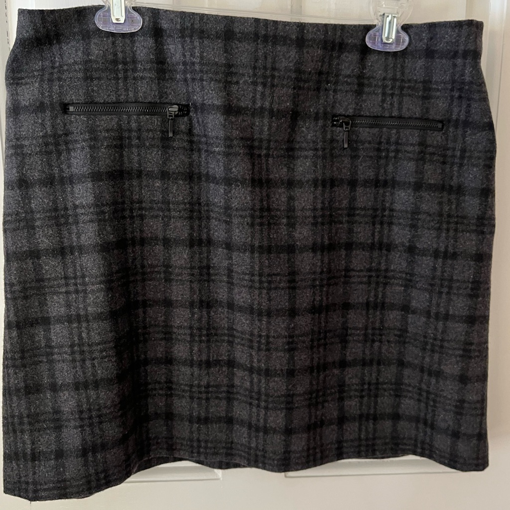 Black And Grey Dalia Skirt